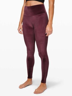 Lululemon Athletica Purple High-Waisted Leggings